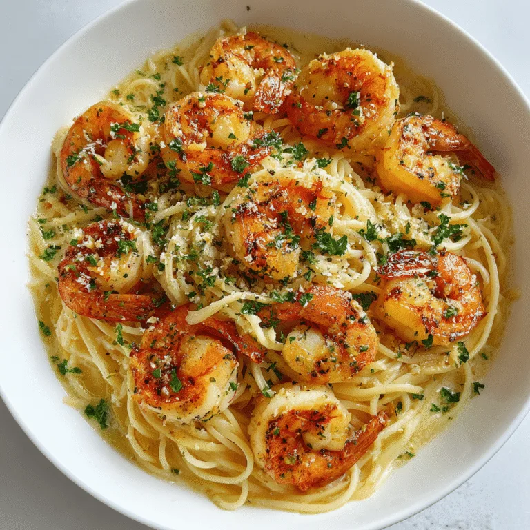 One-Pot Garlic Butter Shrimp Pasta
