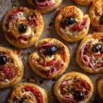 Antipasto Puff Pastry Pinwheels
