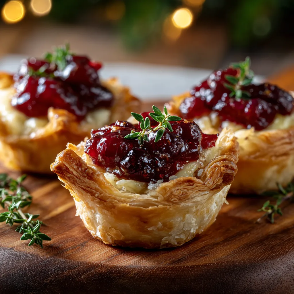 Cranberry Brie Tartlets with Thyme – Tiny but Fancy