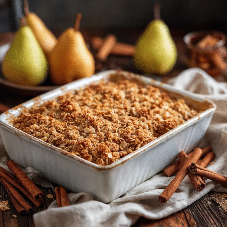 Spiced Pear Crisp
