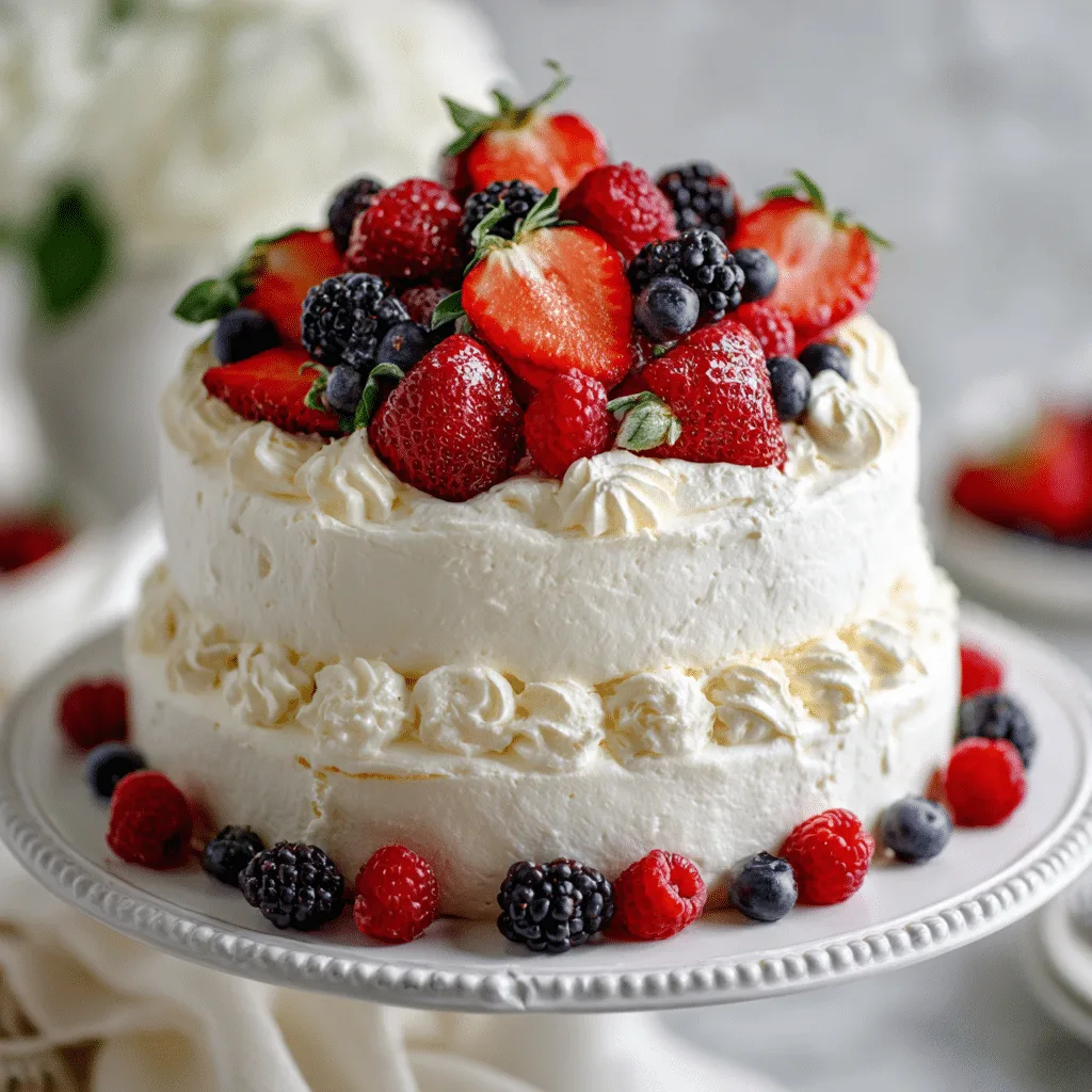 Berry Chantilly Cake