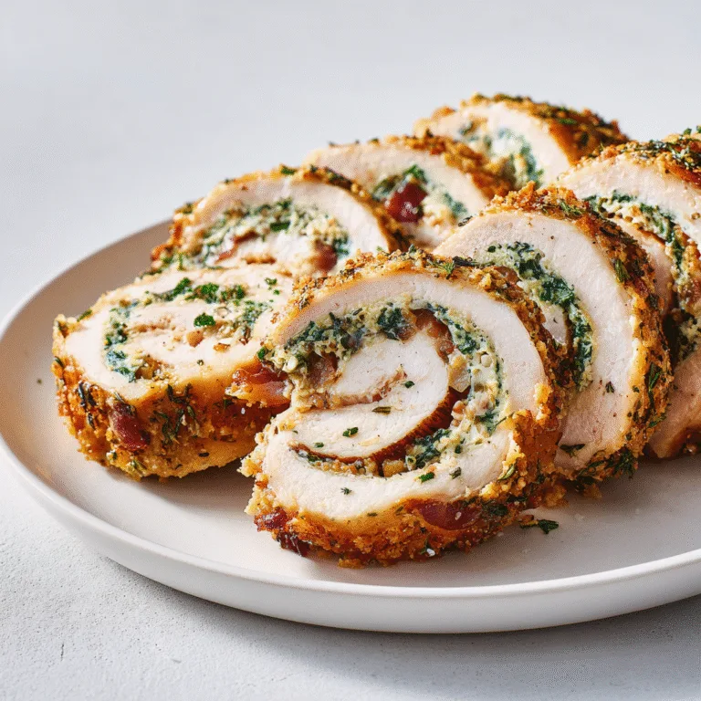 Best Christmas Stuffed Turkey Breast