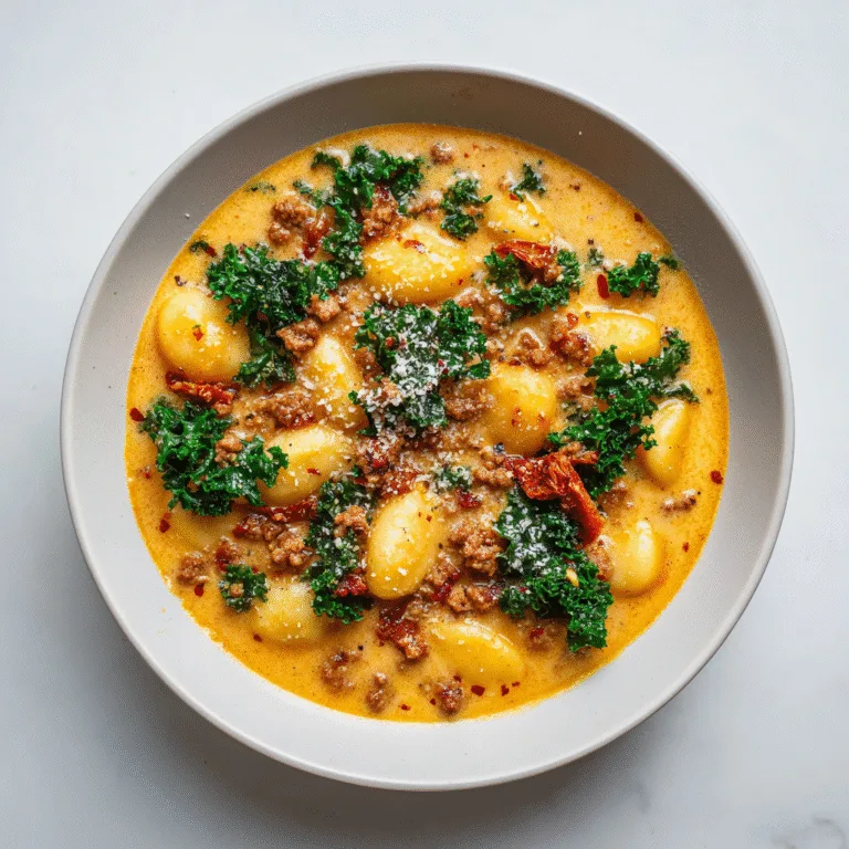 Butternut Squash Gnocchi Soup