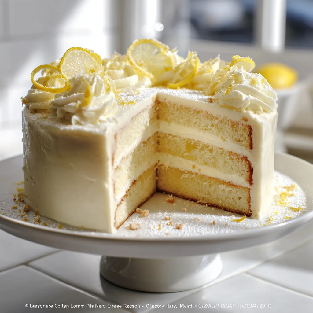 Cheesecake Factory Italian Lemon Cream Cake