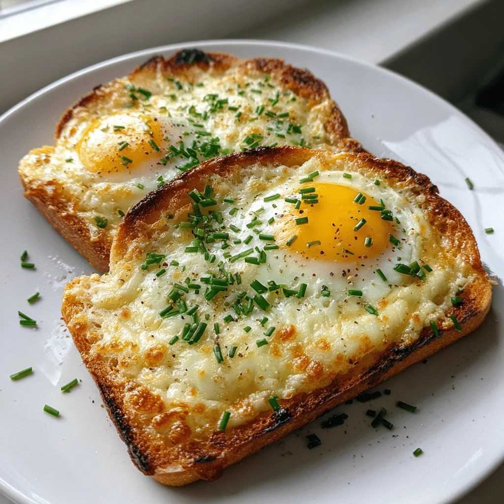 Egg and Cheese Toasts