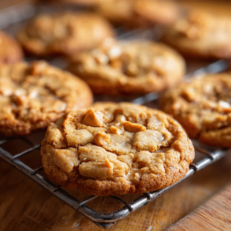 Peanut Butter Toffee Cookies