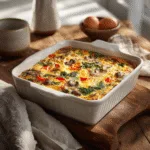 Overnight Veggie & Cheese Casserole
