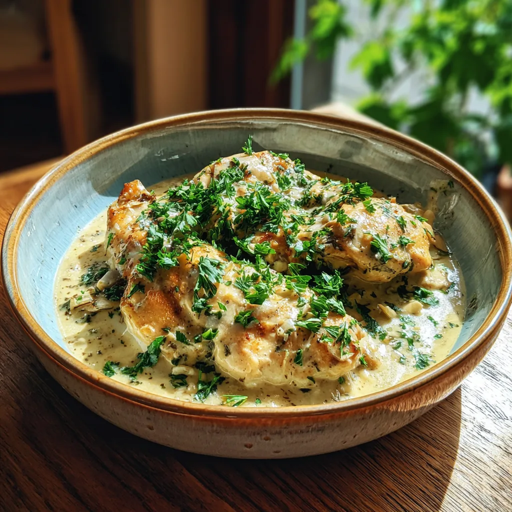 Creamy Garlic Parmesan Chicken
