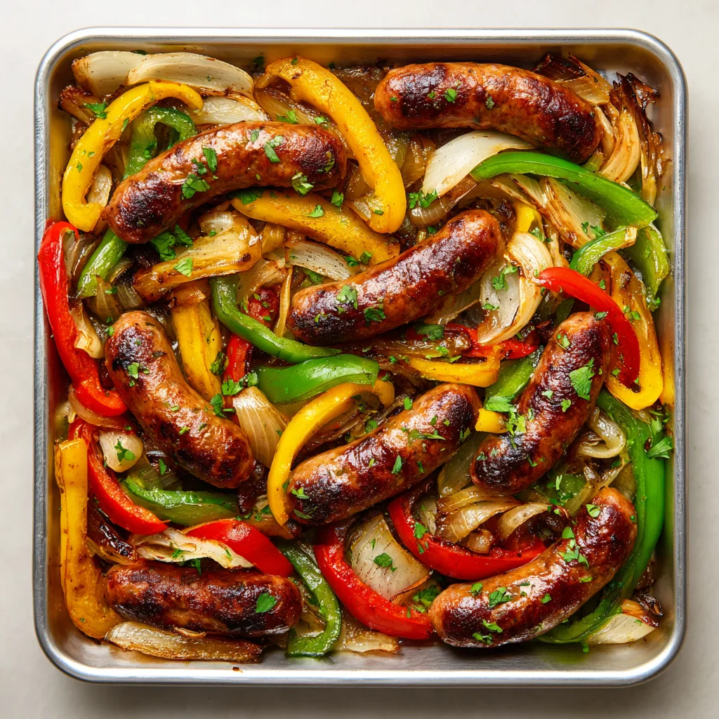 One-Pan Sausage & Peppers Dinner