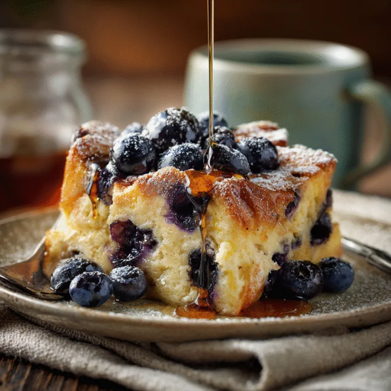 Blueberry French Toast Casserole