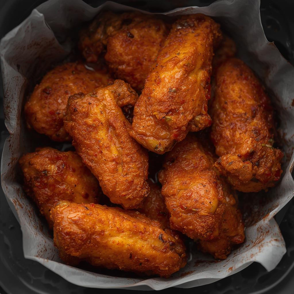 Crispy Air Fryer Buffalo Wings