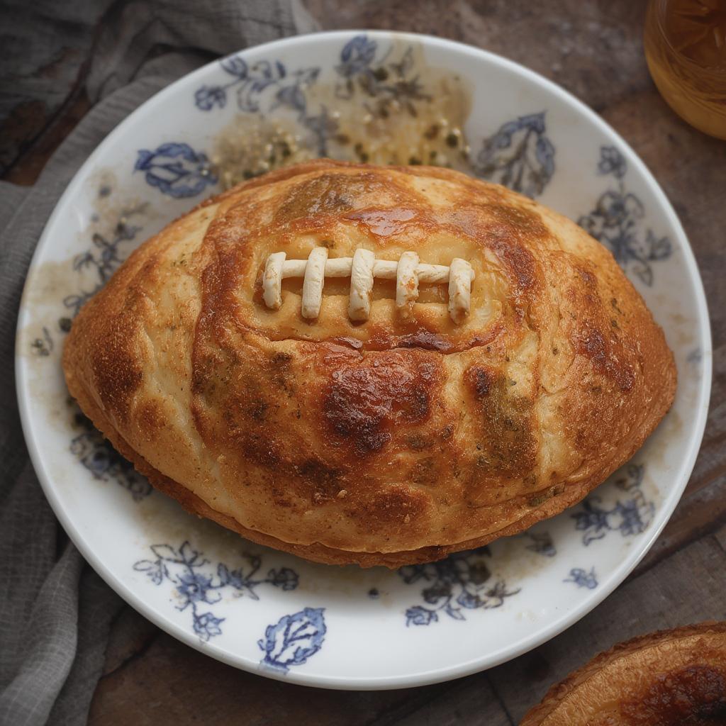 Football Shaped Calzones