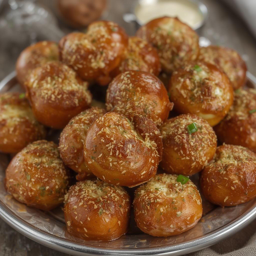 Garlic Parmesan Pretzel Bites