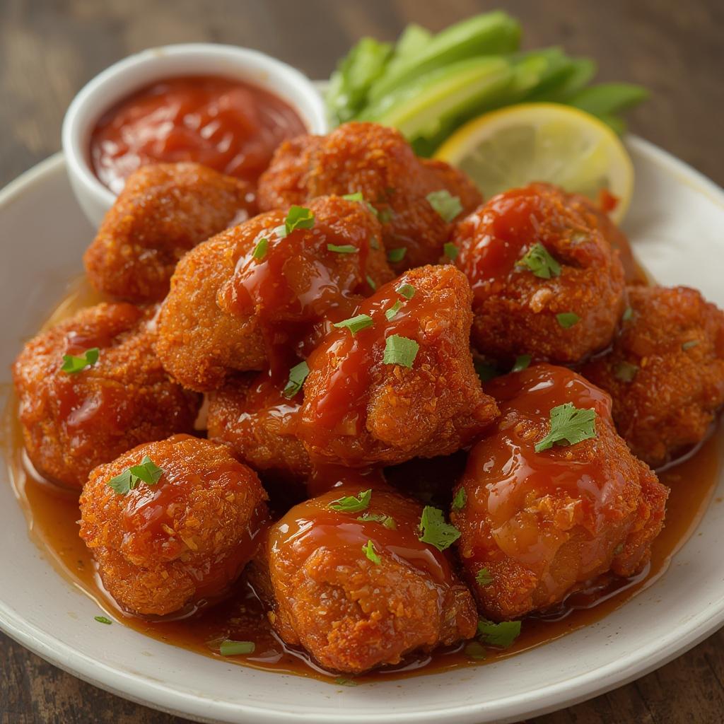 Honey Sriracha Chicken Bites
