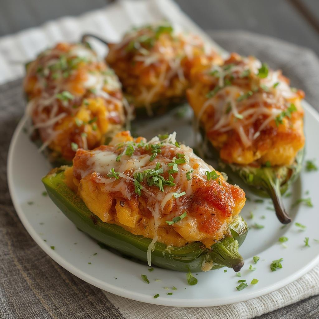 Jalapeño Popper Stuffed Mini Peppers: Irresistibly Addictive Bites! 4 Jalapeyo Popper Stuffed Mini Peppers