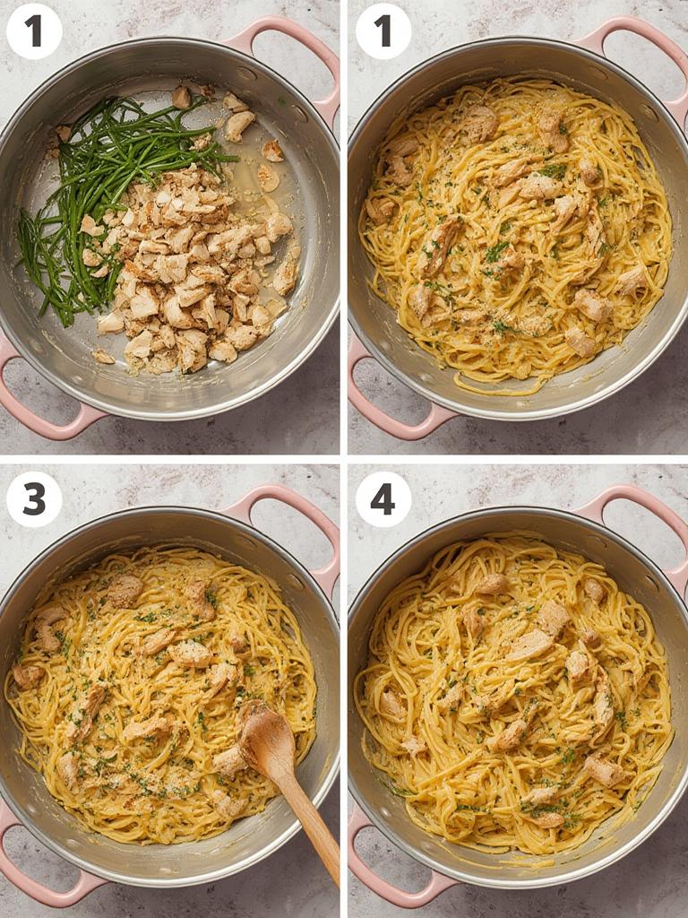 One-Pot Creamy Garlic Chicken Zoodles: A 30-Minute Weeknight Wonder 3 One Pot Creamy Garlic Chicken Zoodles 2