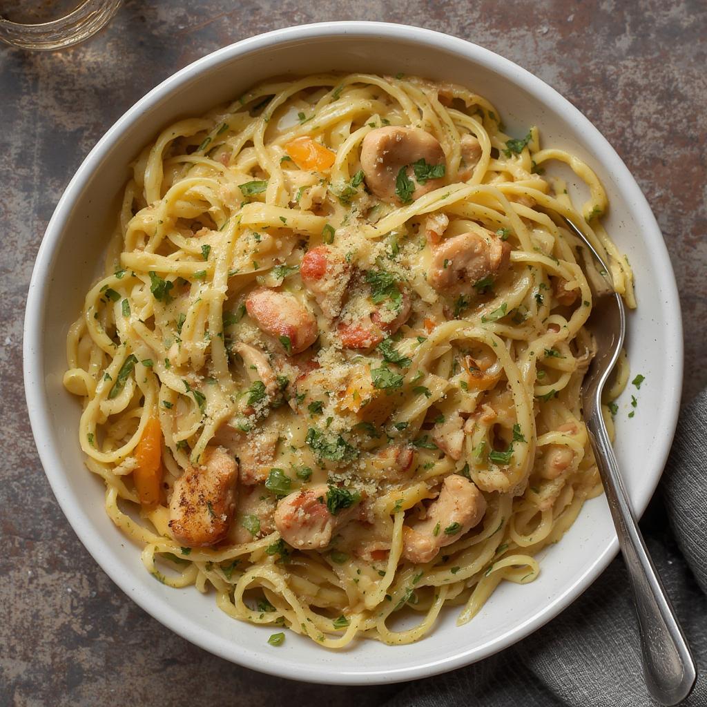 One-Pot Creamy Garlic Chicken Zoodles: A 30-Minute Weeknight Wonder 4 One Pot Creamy Garlic Chicken Zoodles