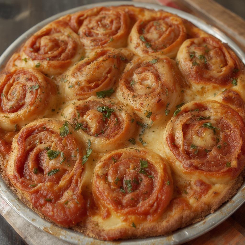 Pepperoni Pizza Pinwheels
