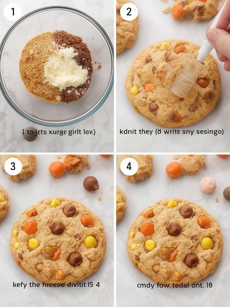 Reese Pieces Cookies Crispy Edge Version 2