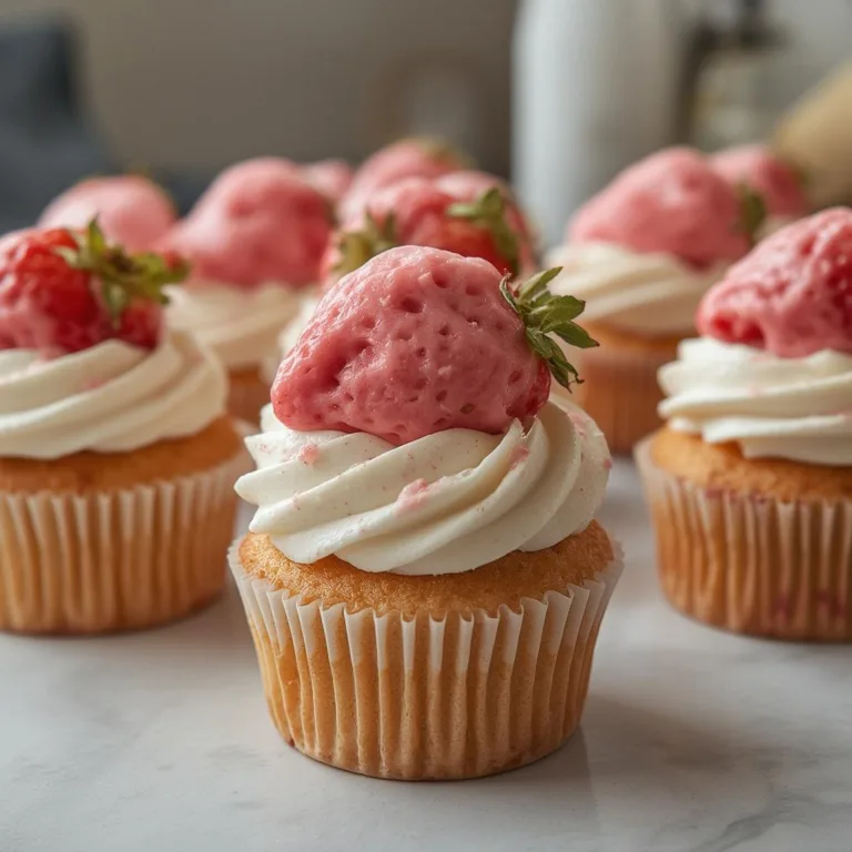 Strawberry Stroller Cupcakes