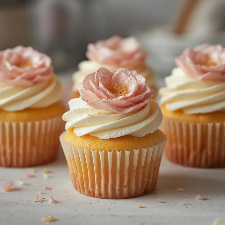 Vanilla Baby Bloom Cupcakes