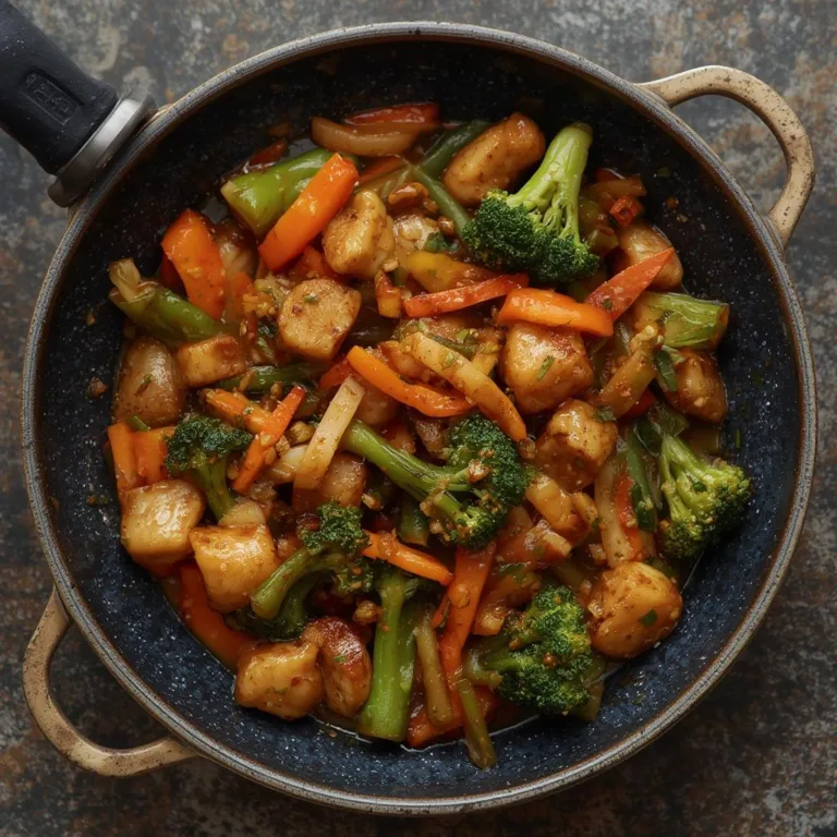 Vegetable Stir-Fry With Ginger Soy Sauce