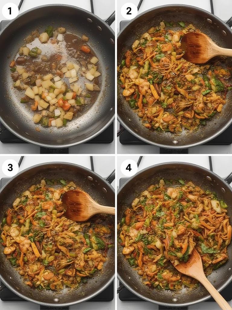 Vegetable Stir Fry With Ginger Soy Sauce 5