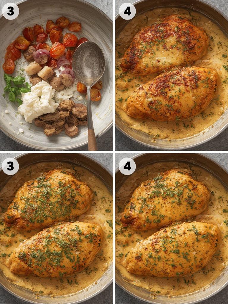 Creamy Tuscan Chicken Breasts 6