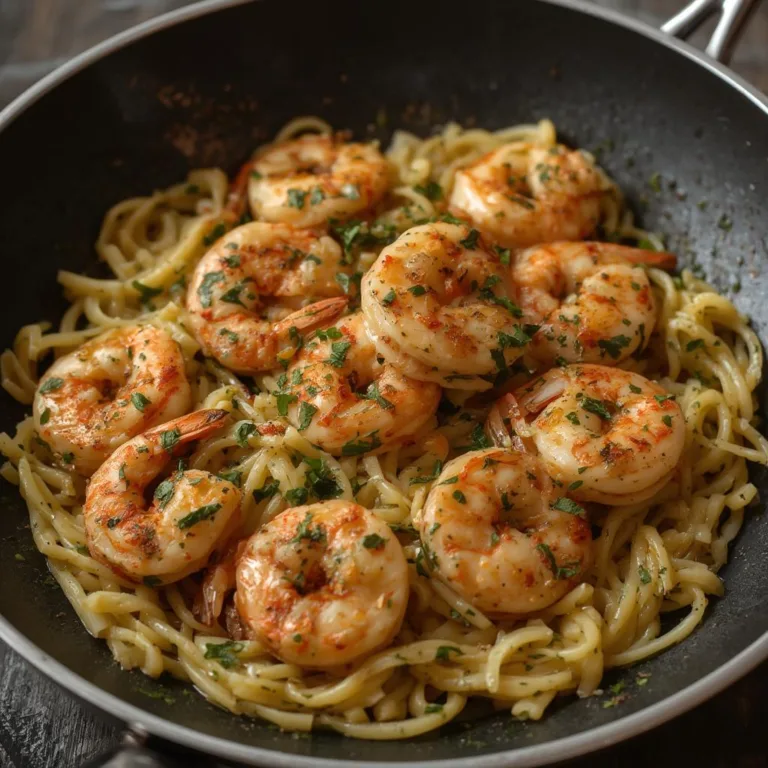 Lemon Garlic Orzo with Shrimp