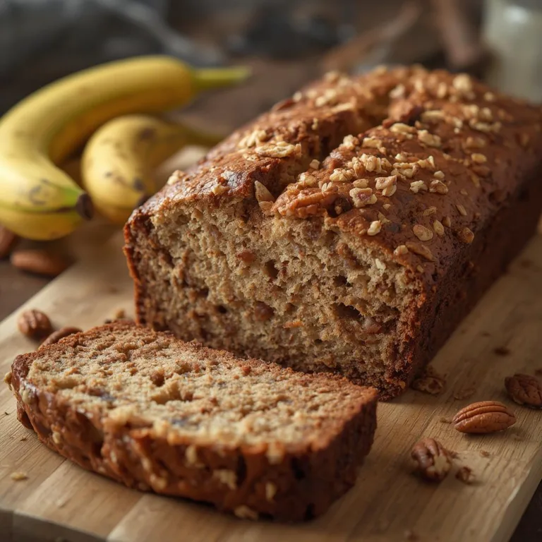 Nutty Banana Pecan Bread