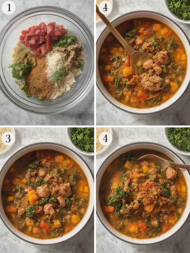 Smoked Sausage Kale Soup - A Hearty & Comforting Bowl Of Joy 3 Smoked Sausage Kale Soup 2