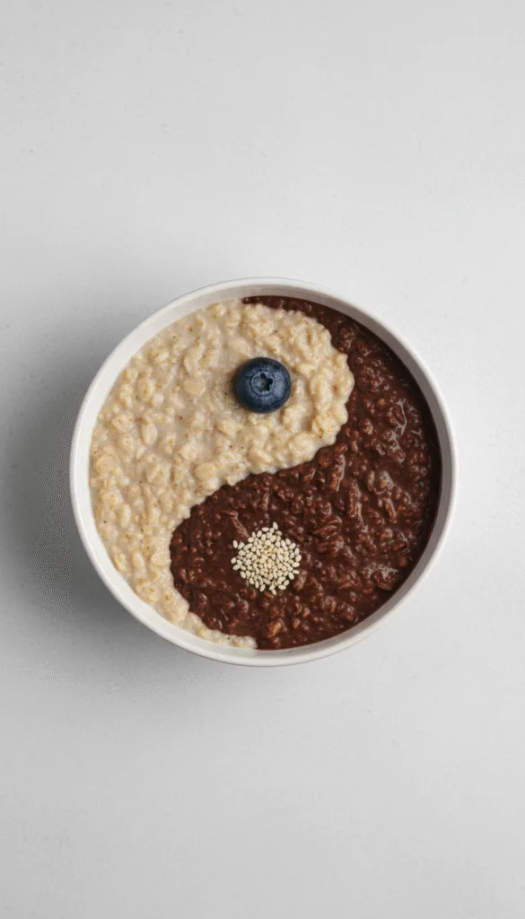 The Ultimate Fix for Boring Oatmeal: 15 Artistic Bowl Recipes 7 Original yinyang oatmeal 202602131105