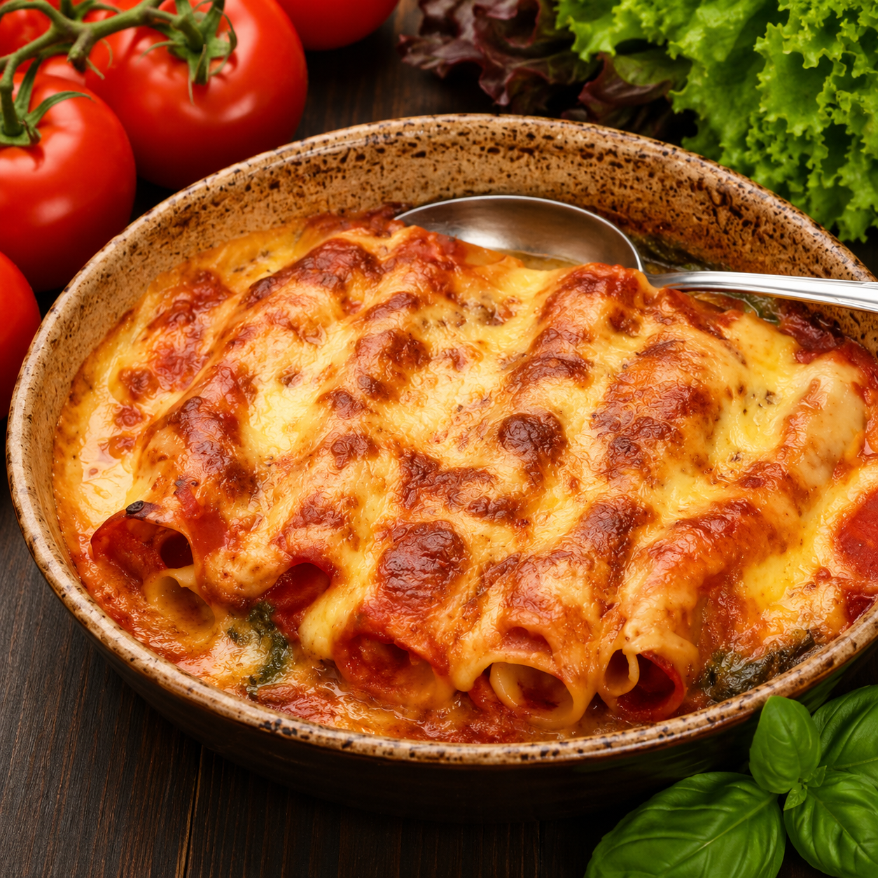 Cannelloni mit Fleisch-Ricotta-Füllung – das perfekte italienische Wohlfühlgericht
