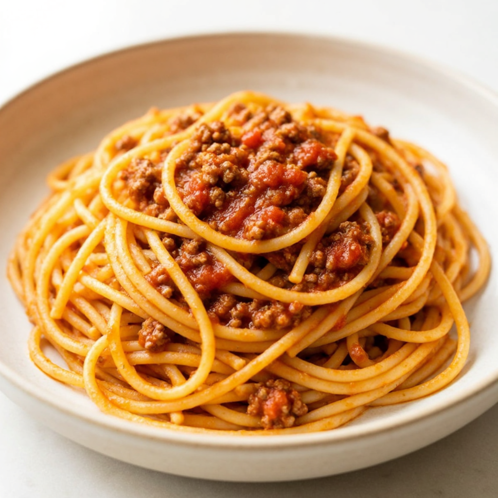 Spaghetti mit Hackfleisch aus der Pfanne – Das schnelle Rezept für jeden Tag