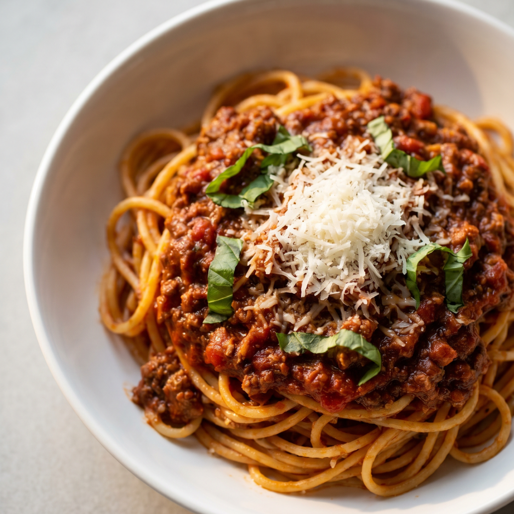 Spaghetti mit Hackfleisch-Tomatensauce: Mein Rezept, das bei uns nie scheitert