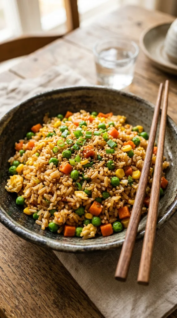 Budget-Rezepte unter 5 €: Wie man schnell, satt und trotzdem gut isst 6 Fried rice with vegetables 202605112020