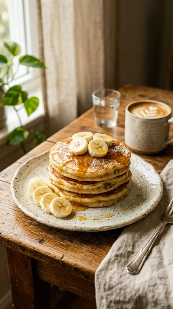 Budget-Rezepte unter 5 €: Wie man schnell, satt und trotzdem gut isst 11 Golden banana pancakes on plate 202605112024