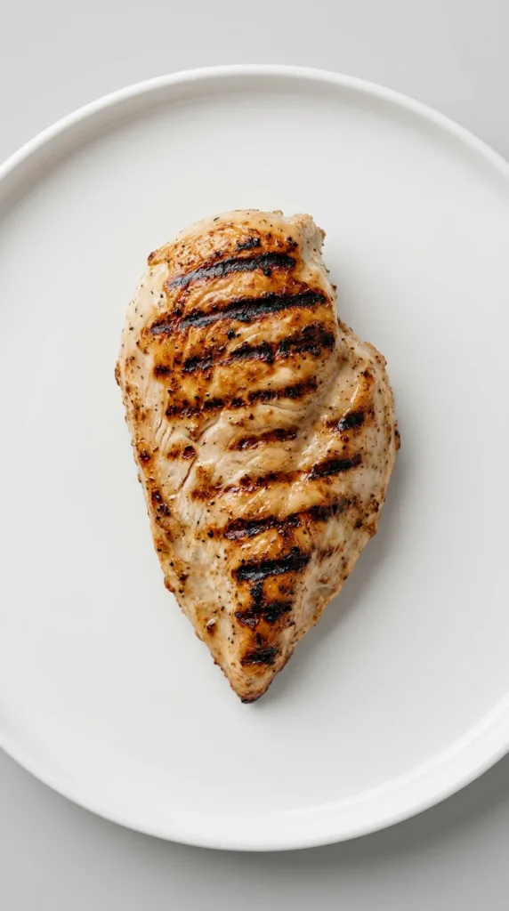 Grilled chicken breast on plate 202605141301