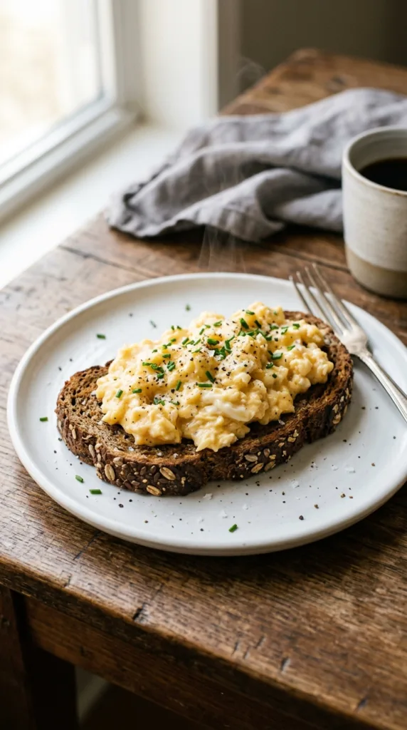 Budget-Rezepte unter 5 €: Wie man schnell, satt und trotzdem gut isst 5 Scrambled eggs on bread 202605112020