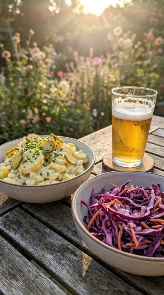 Two bowls potato salad coleslaw 202605131331