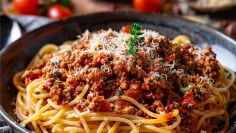 Spaghetti Bolognese – klassisch & herzhaft