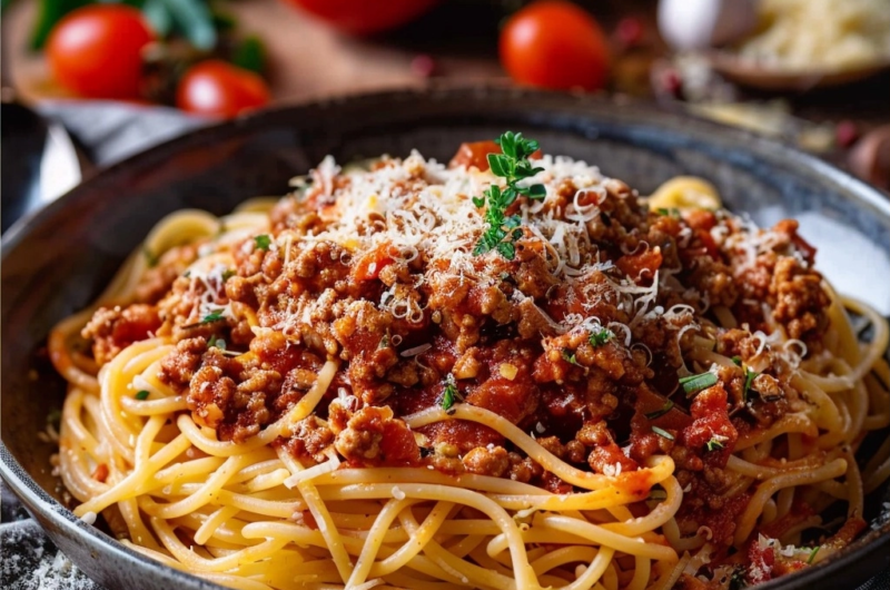 Spaghetti Bolognese – klassisch & herzhaft