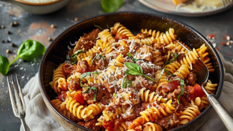 One-Pot-Pasta mit Hackfleisch – Das einfachste Feierabend-Rezept in nur einem Topf