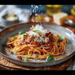 Schnelle Bolognese mit Spaghetti und Parmesan - Das perfekte Feierabend-Rezept