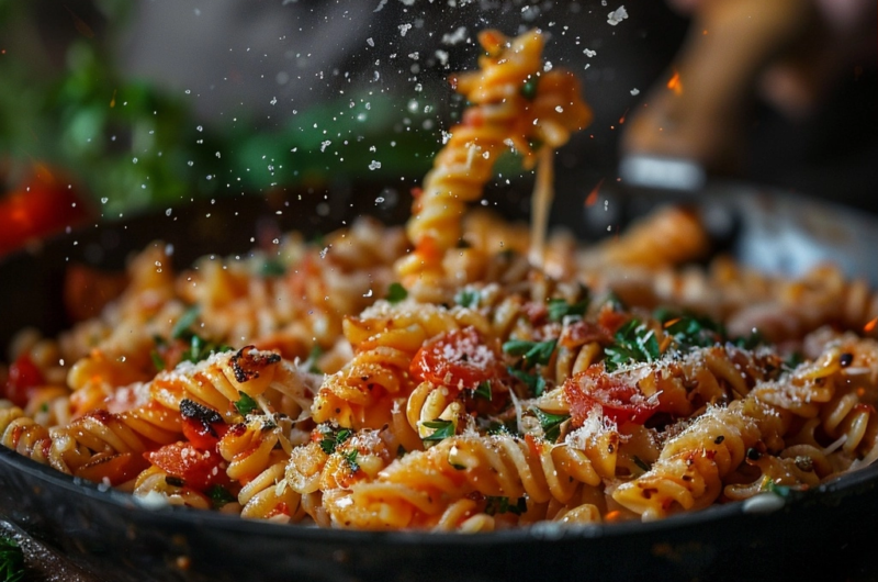 One-Pan-Hack-Paprika-Nudeln: Das einfachste Rezept für ein italienisch inspiriertes Comfort-Food Dinner