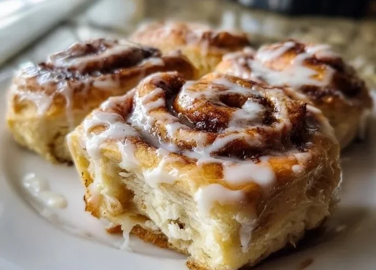 Cynamonowe Bułeczki z Air Fryera, frisch aus dem Air Fryer gebacken