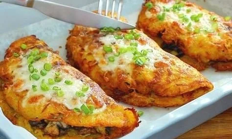 Rezept für fantastische Kartoffeltaschen mit Doppelrahm Frischkäse
