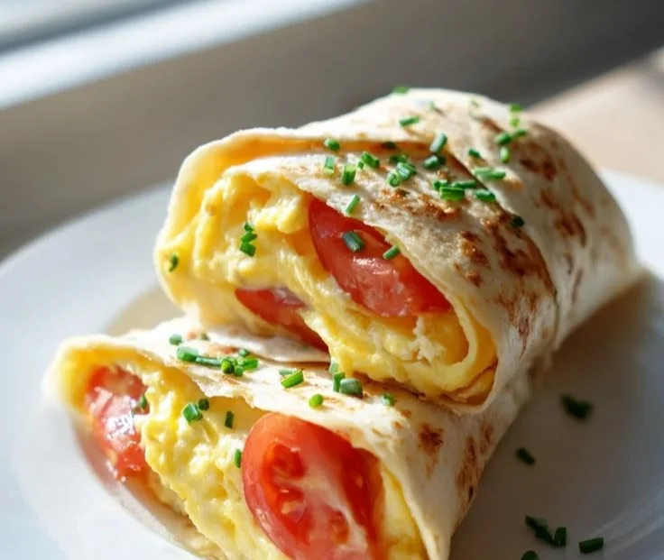 Frühstückswrap mit Ei, frisch zubereitet und vielseitig belegbar