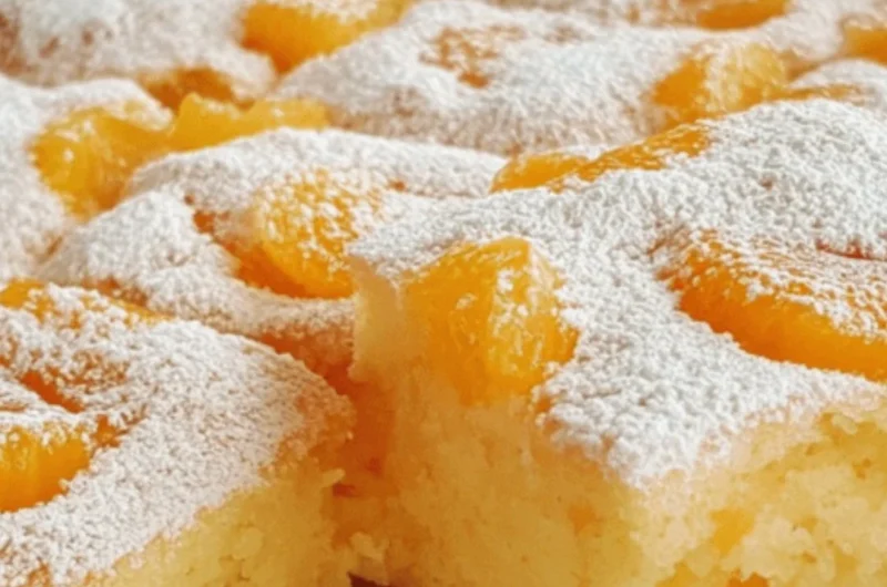 Mandarinen-Märchen vom Blech mit fluffigem Teig und saftigen Mandarinen