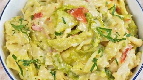Rahmwirsing-Rezept mit Speck, lecker zubereitet wie bei Oma
